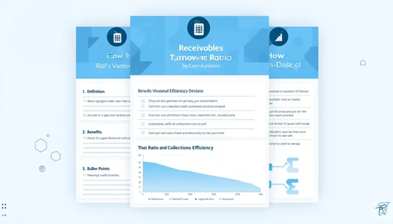 Discover the power of the Receivables Turnover Ratio in optimizing your business's cash flow and financial health with this comprehensive infographic.