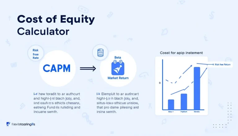 Unlock the power of informed investing with our Cost of Equity Calculator infographic – your visual guide to optimizing investment strategies and understanding risk-return tradeoffs.