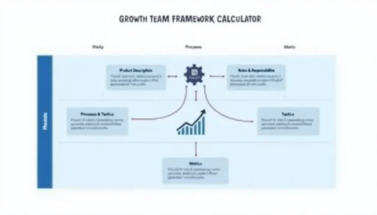 Unlock your business potential with the Growth Team Framework Calculator: A visual guide to building cross-functional teams for product success.