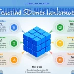 Unlock the power of 3D measurements with our Cube Calculator infographic, featuring essential formulas and easy-to-follow instructions for calculating volume, surface area, and space diagonal.