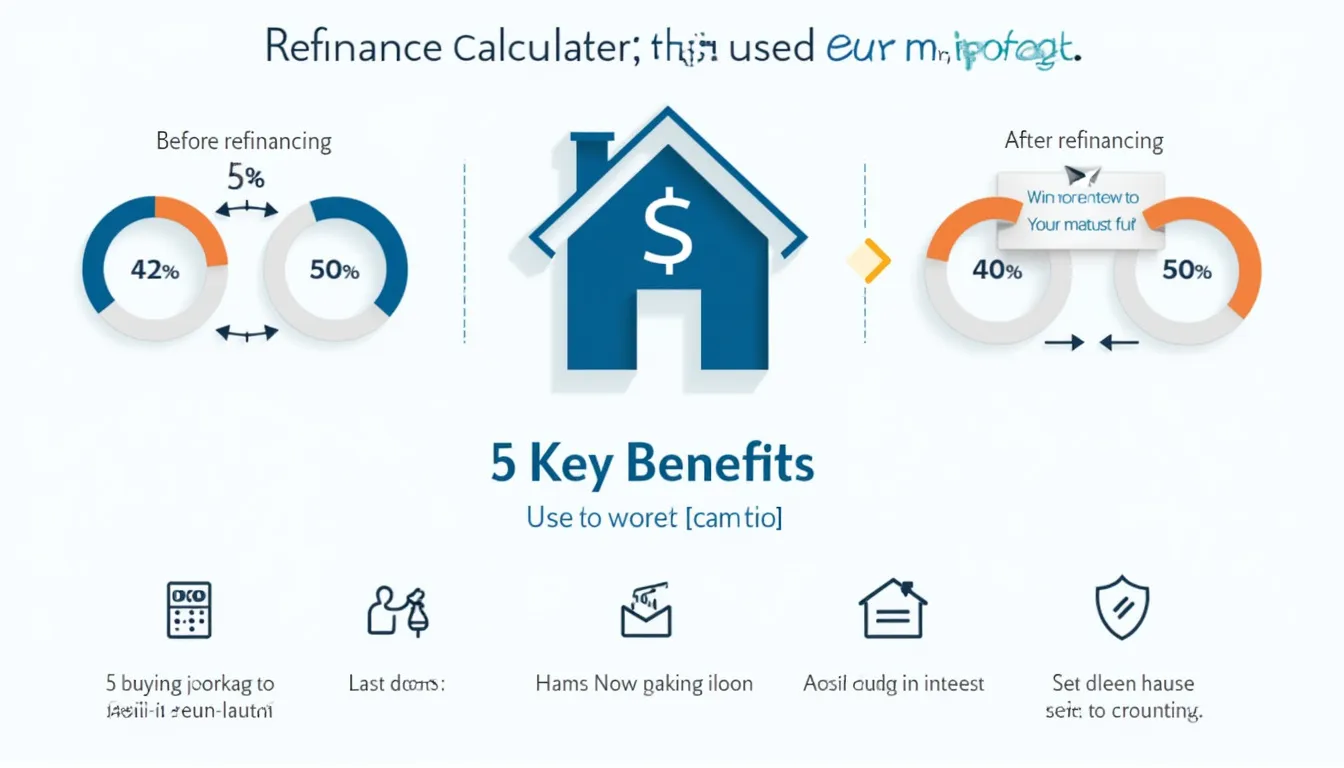 Discover how refinancing your mortgage could save you thousands with our easy-to-use Refinance Calculator infographic.