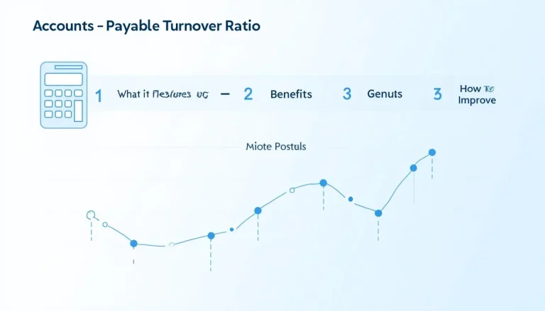 Unlock the power of the Accounts Payable Turnover Ratio with this comprehensive infographic, guiding you through its calculation, benefits, and optimization strategies.