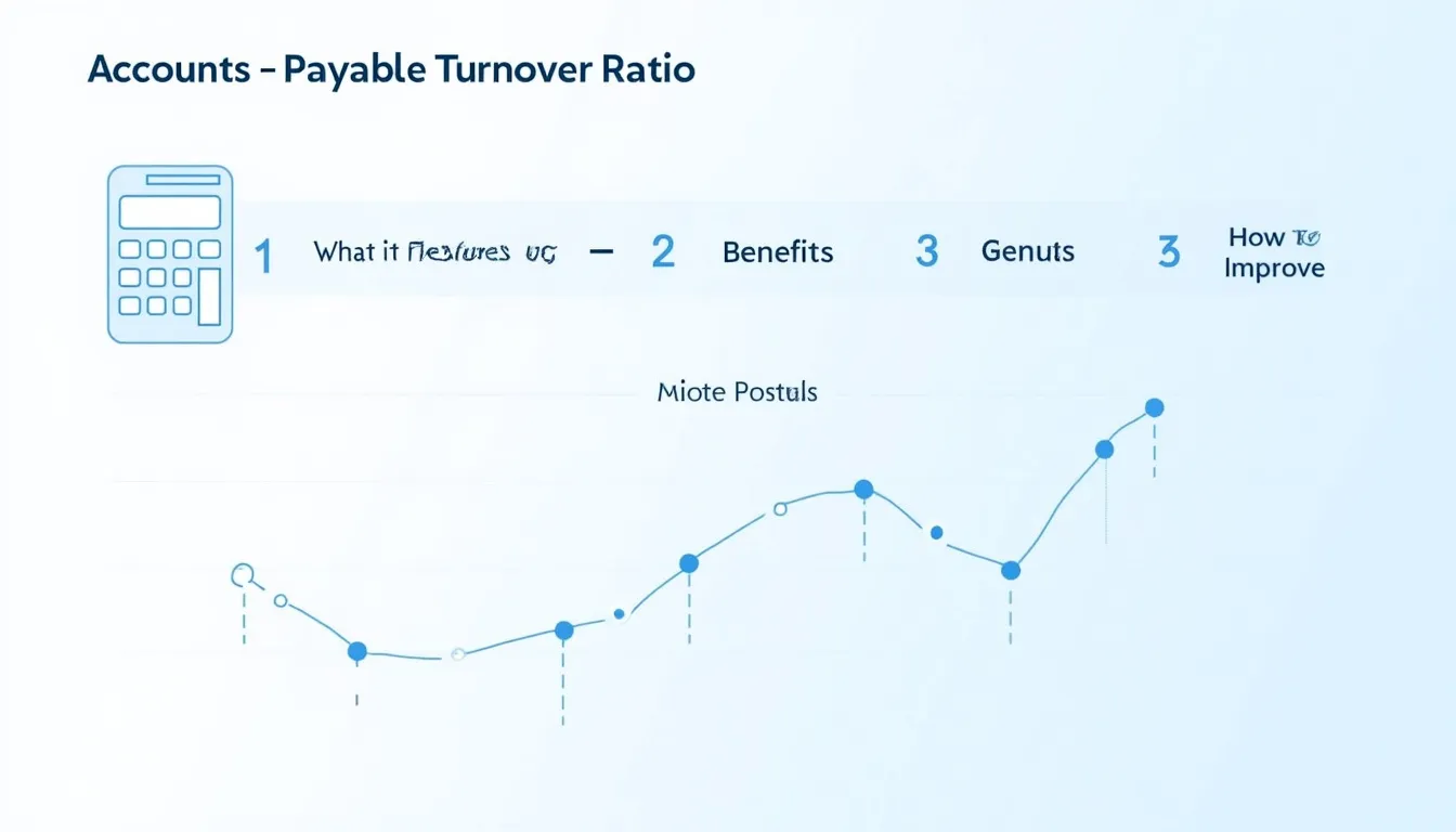 Unlock the power of the Accounts Payable Turnover Ratio with this comprehensive infographic, guiding you through its calculation, benefits, and optimization strategies.