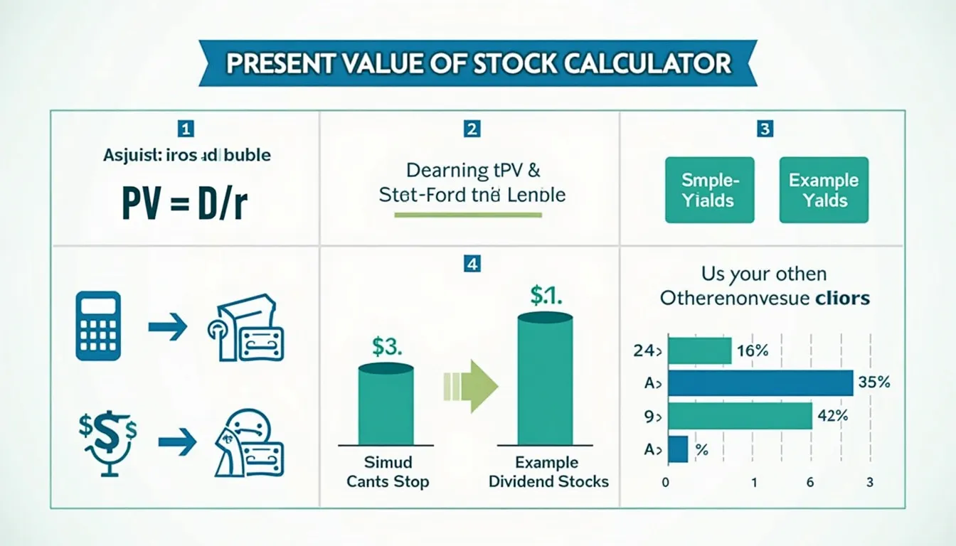 Discover how to calculate the present value of stocks using the zero-growth model with our informative infographic on the Present Value of Stock Calculator.