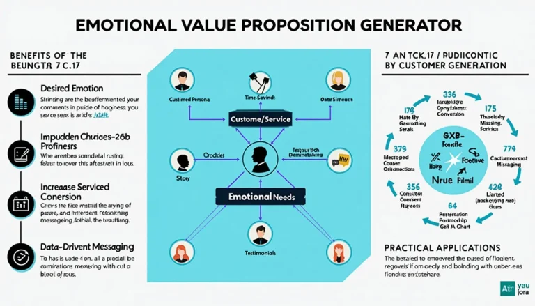 Unlock the power of emotional marketing with our Emotional Value Proposition Generator infographic, guiding you through creating compelling campaigns that resonate with your audience.