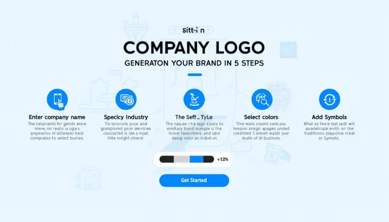 Discover how to create a professional logo in minutes with our easy-to-use Company Logo Generator infographic.