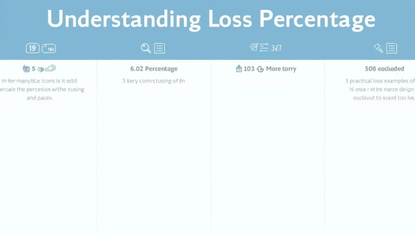 Discover the power of loss percentage calculations with our comprehensive infographic, featuring the formula, benefits, and real-world examples.