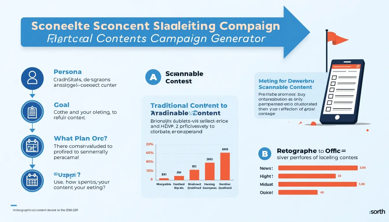 Revolutionize your marketing strategy with our Scannable Content Marketing Campaign Generator - create tailored, easy-to-read campaigns in minutes!