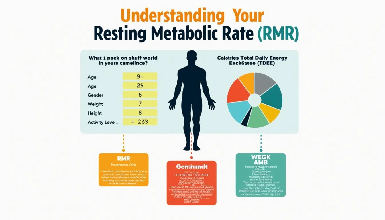 Decode your body's energy needs with our comprehensive Resting Metabolic Rate (RMR) infographic, your key to unlocking personalized fitness and nutrition strategies.