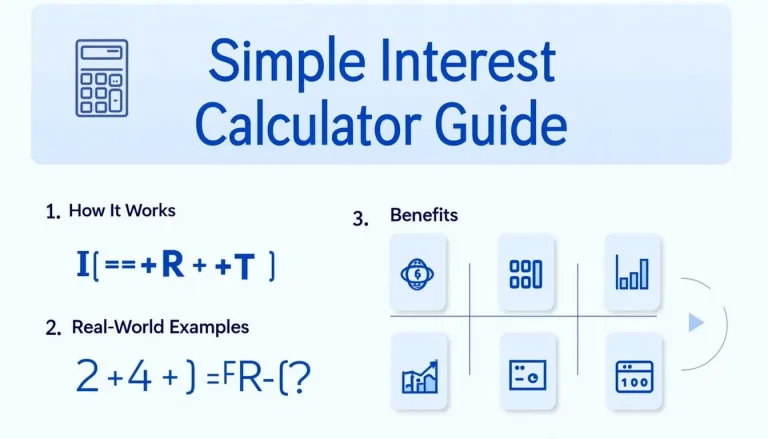 Unlock the power of simple interest calculations with our comprehensive guide, perfect for loans, savings, and financial planning.