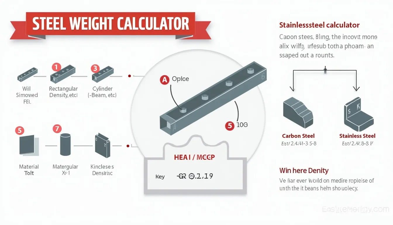 Explore our comprehensive Steel Weight Calculator Guide: Simplify complex calculations and optimize your steel projects with precision and ease.