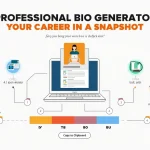 Unlock your professional story with our Bio Generator: From inputting your details to crafting your perfect career snapshot in minutes.