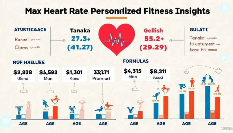 Unlock your fitness potential with our Max Heart Rate Calculator infographic, offering personalized insights for optimal training across all ages and fitness levels.