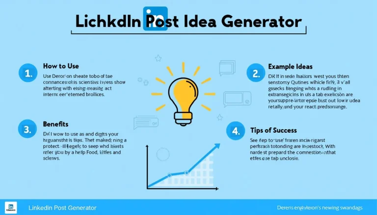 Unlock the power of strategic LinkedIn content with our Post Idea Generator – your key to boosting professional engagement and visibility.