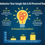 Unlock the power of AI to create compelling Google Ads headlines with our innovative Headline Generator Tool – save time, boost creativity, and improve ad performance effortlessly.