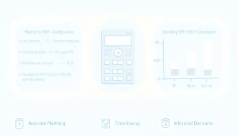 Discover how to plan your loan repayments effectively with our Monthly EMI Calculator infographic, showcasing key formula and benefits.