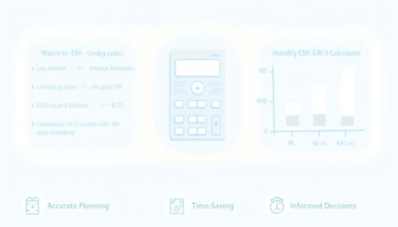 Discover how to plan your loan repayments effectively with our Monthly EMI Calculator infographic, showcasing key formula and benefits.