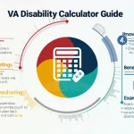 Demystify VA disability ratings with our comprehensive infographic guide to using the VA Disability Calculator effectively.