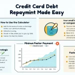 Discover how to take control of your credit card debt with our easy-to-use repayment calculator and expert strategies visualized in this informative infographic.