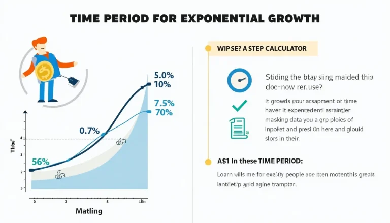 Unlock the power of compound interest with our Time Period for Exponential Growth infographic, visualizing how your investments can grow over time.