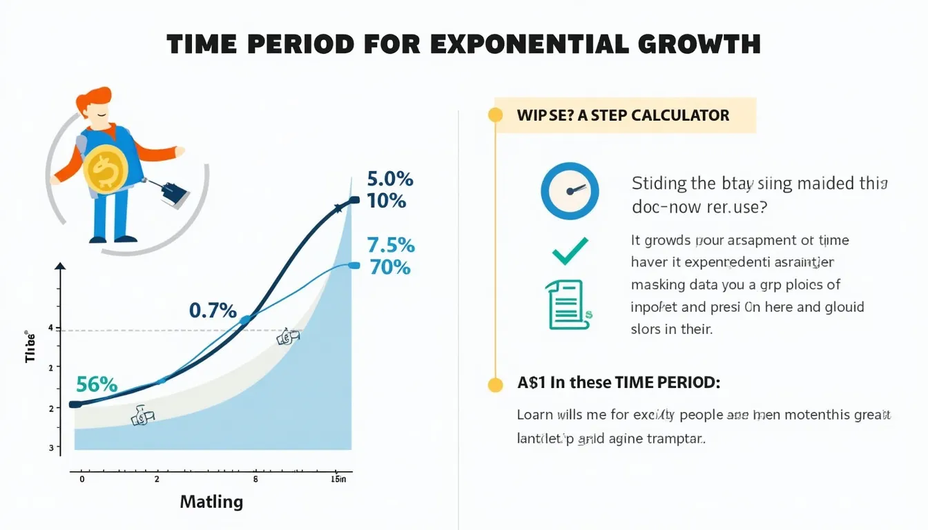 Unlock the power of compound interest with our Time Period for Exponential Growth infographic, visualizing how your investments can grow over time.