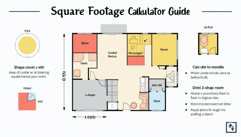 Unlock the power of precise space measurement with our comprehensive Square Footage Calculator Guide infographic.