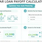 Discover how to optimize your car loan with our comprehensive infographic on the Car Loan Payoff Calculator, showcasing key components, benefits, and practical tips for smart auto financing.