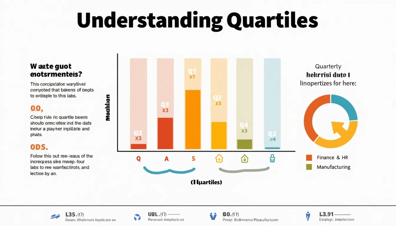 Dive into the world of data analysis with this comprehensive infographic on quartiles, showcasing their calculation, interpretation, and real-world applications.