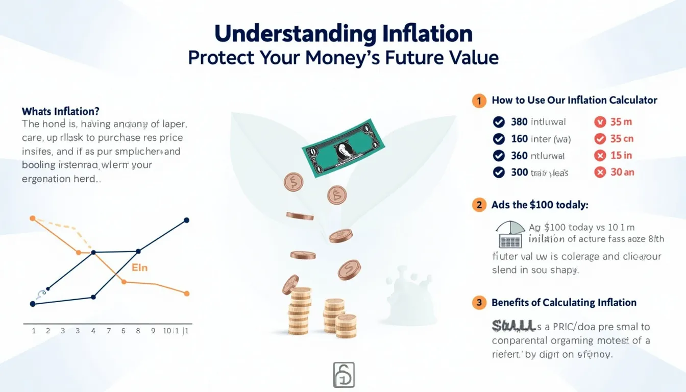 Discover how inflation impacts your money's future value and learn to protect your finances with our easy-to-use Inflation Calculator.