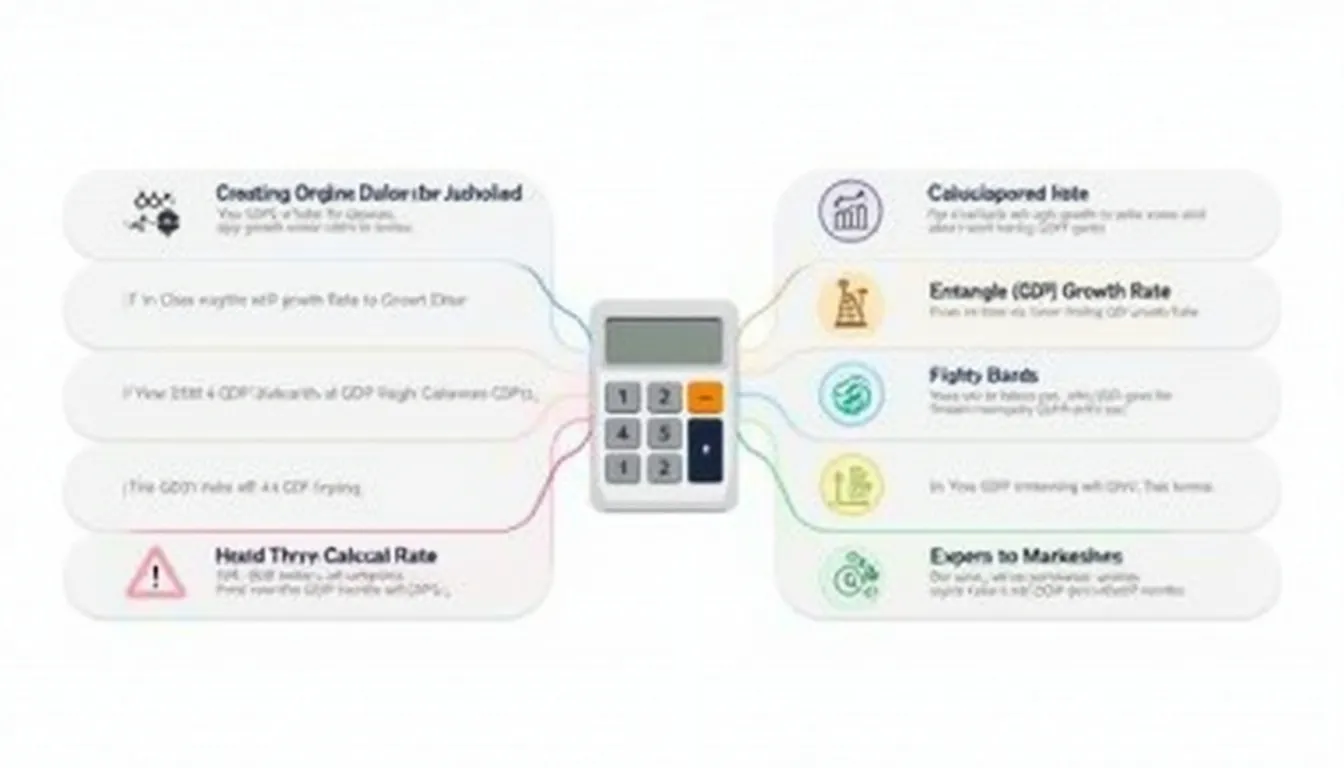 Discover the power of economic analysis with our GDP Growth Rate Calculator infographic, showcasing how to measure and understand economic progress effectively.