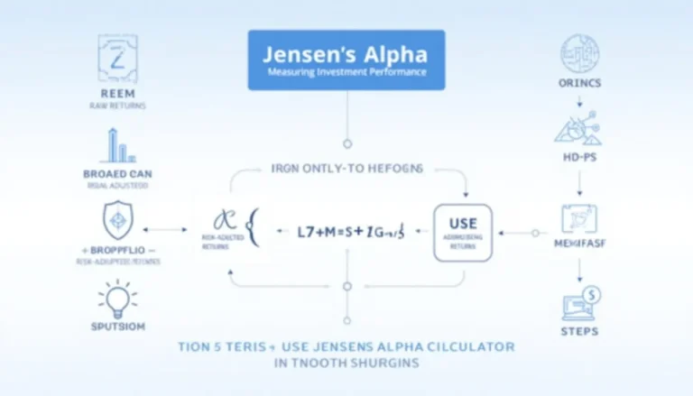 Unlock the power of Jensen's Alpha to evaluate your investments like a pro with this comprehensive infographic guide.