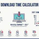 Discover how to accurately estimate file download times with our intuitive Download Time Calculator infographic.