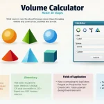 Discover the power of our comprehensive Volume Calculator, mastering 8 different 3D shapes with ease and precision.