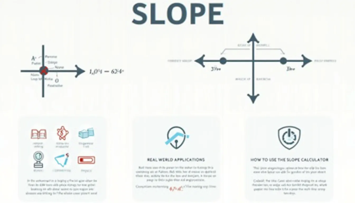 Discover the power of slope: From basic math to real-world applications, our infographic simplifies this essential concept.