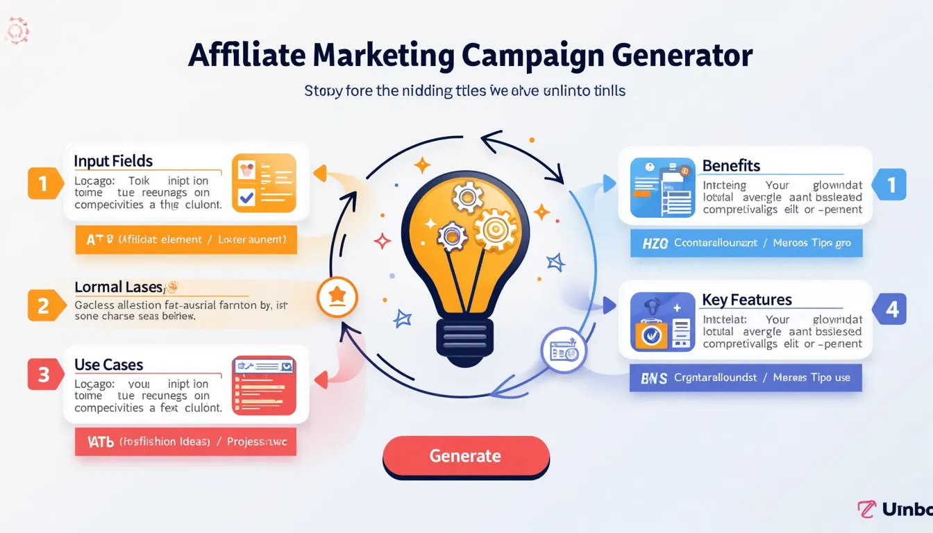 Revolutionize your affiliate marketing strategy with our AI-powered Campaign Generator – turn inputs into innovative, tailored campaign ideas in minutes!