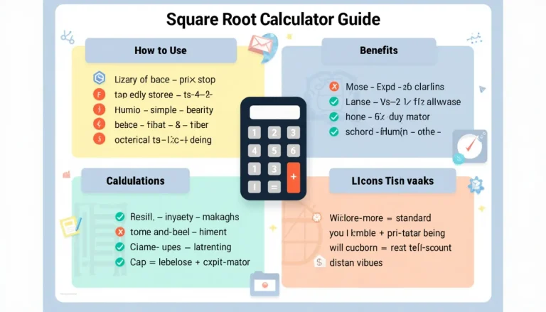 Discover the power of precise calculations with our Square Root Calculator Guide, offering step-by-step instructions, benefits, and real-world applications.