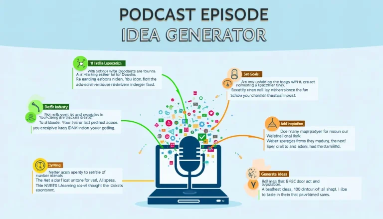 Unlock your podcast's potential with our AI-powered Podcast Episode Idea Generator - streamlining creativity for content creators.