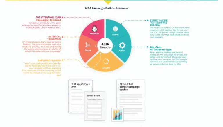 Discover the power of the AIDA Campaign Outline Generator: Streamline your marketing strategy with this innovative tool that guides you through creating impactful campaigns.