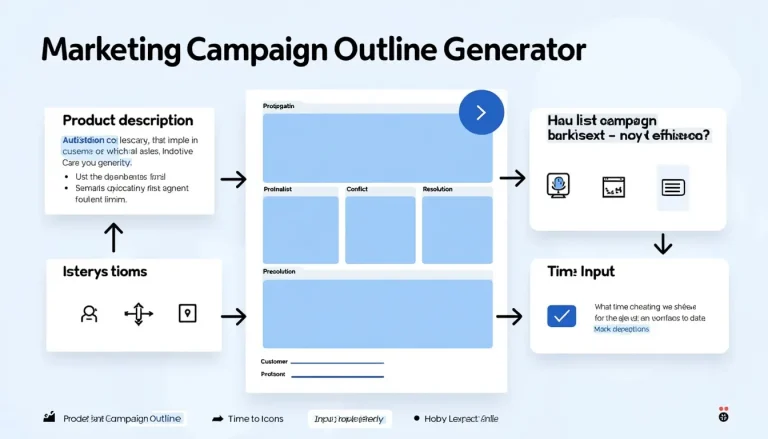 Unlock the power of storytelling in marketing with our innovative Marketing Campaign Outline Generator - transforming your product info into compelling narratives.