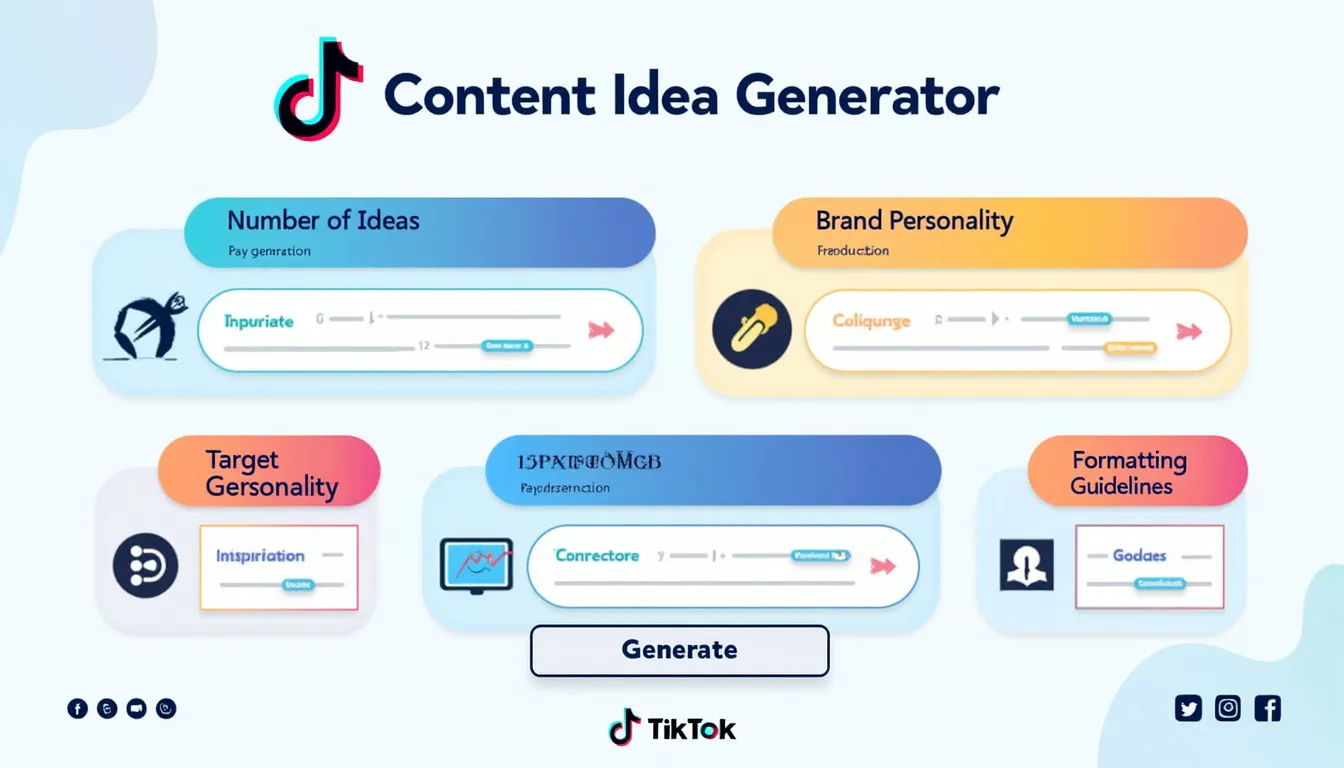 Unlock your TikTok potential with our AI-powered Content Idea Generator – your key to creating viral, brand-aligned content effortlessly!