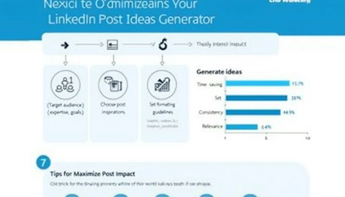 Unlock the power of strategic LinkedIn posting with our innovative Post Ideas Generator - your key to consistent, engaging content that showcases your expertise.