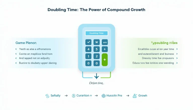 Visualize the power of compound growth with our Doubling Time infographic, showcasing how your investments can multiply over time.