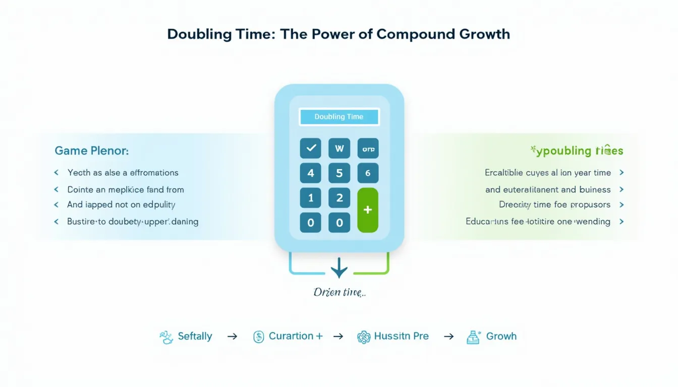 Visualize the power of compound growth with our Doubling Time infographic, showcasing how your investments can multiply over time.