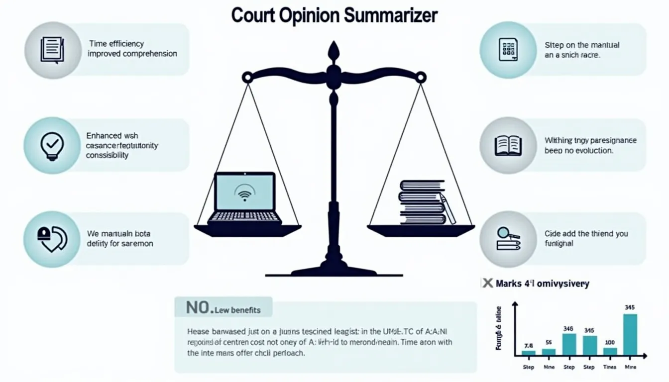 Revolutionize your legal research with AI-powered Court Opinion Summarizer: Save time, improve comprehension, and boost productivity.