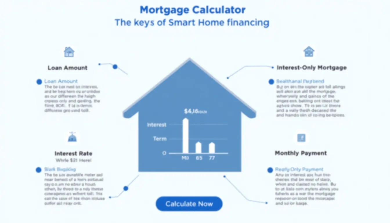 Unlock the power of informed home financing with our comprehensive Mortgage Calculator infographic, guiding you through key factors that impact your monthly payments.