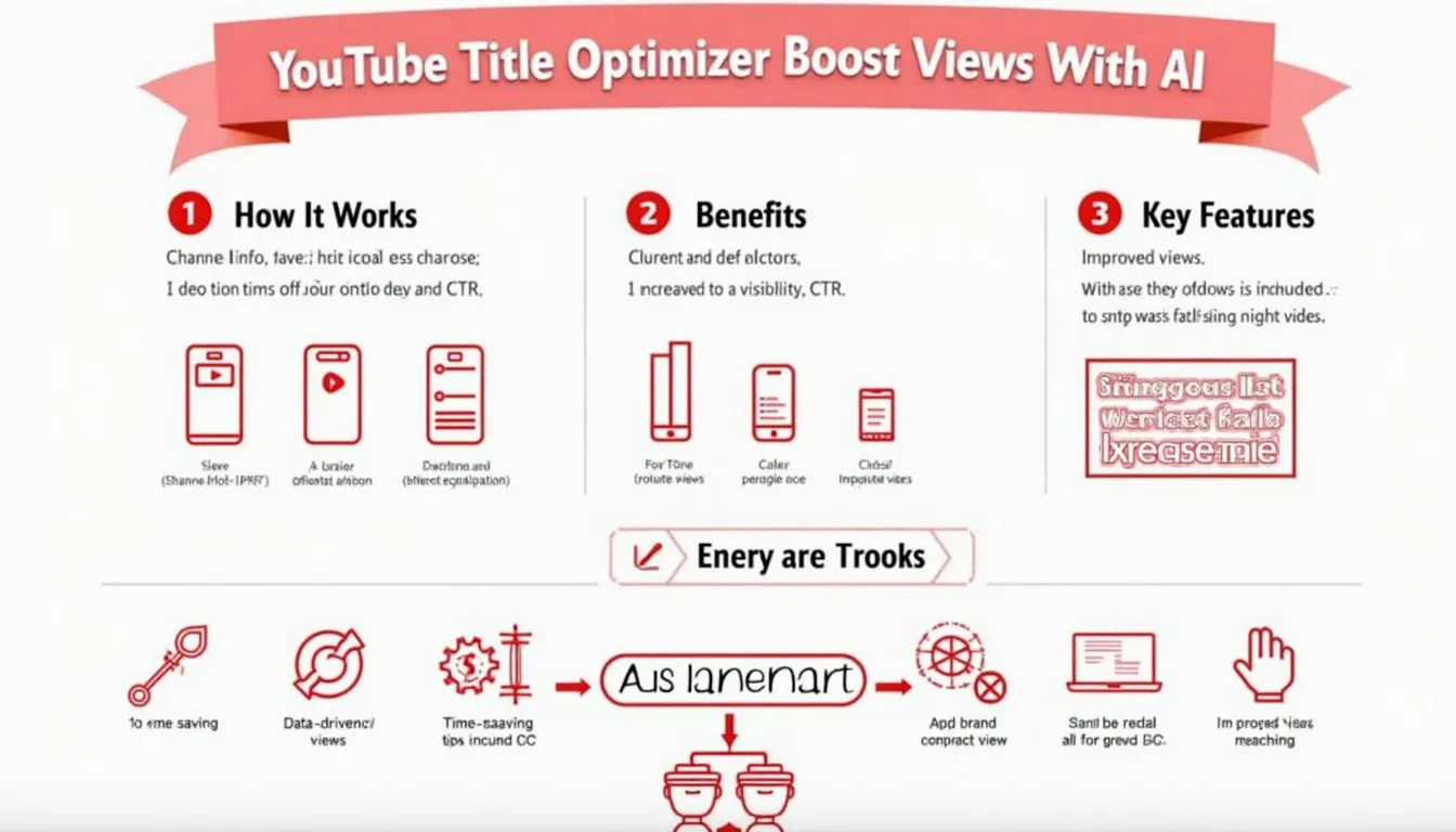 Discover how AI-powered title optimization can skyrocket your YouTube video views and engagement with our comprehensive infographic guide.