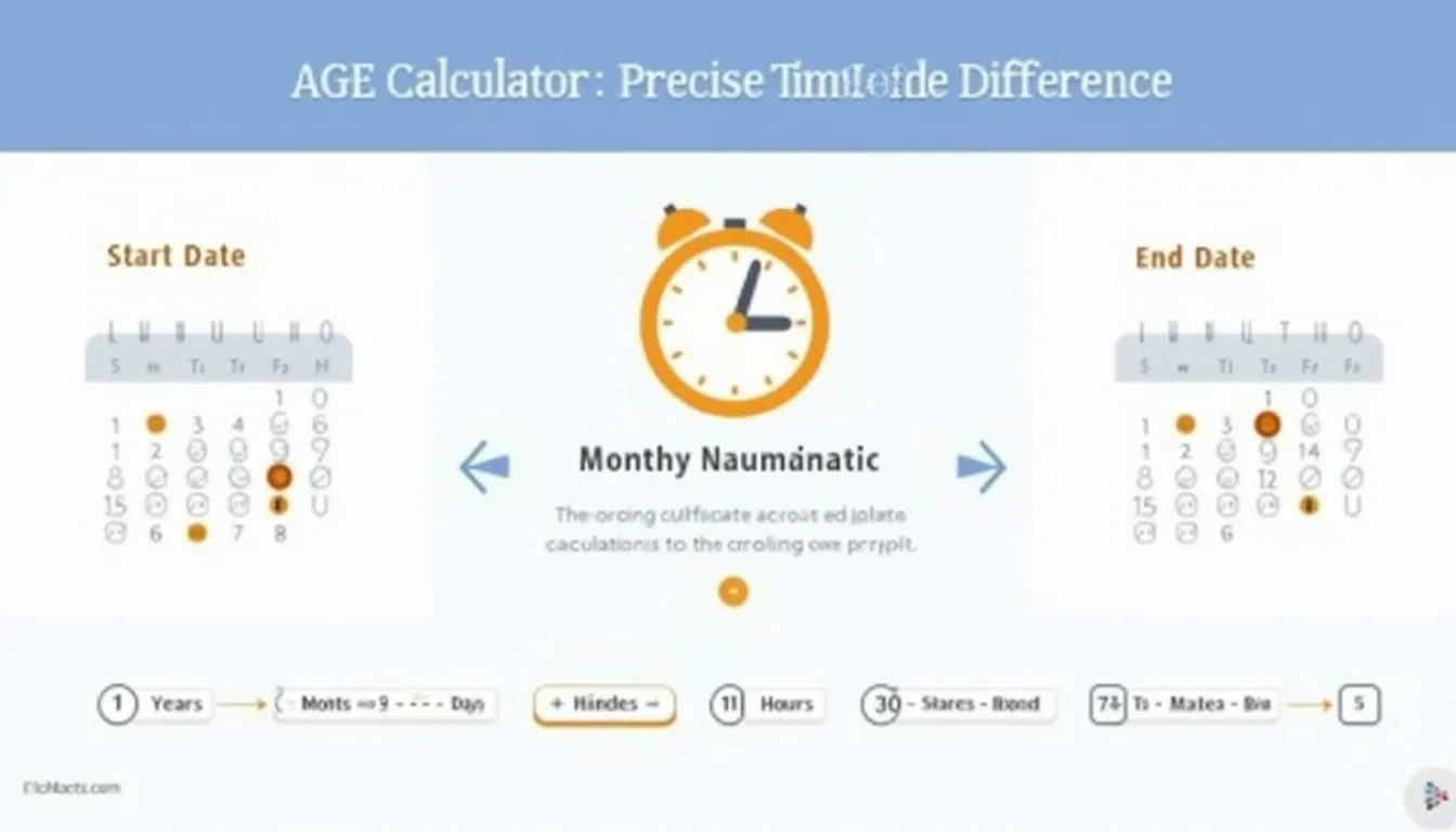 Discover the power of precise age calculation with our comprehensive infographic on the Age Calculator tool.