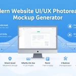 Revolutionize your web design process with our Modern Website UI/UX Photorealism Mockup Generator – create stunning, realistic mockups in minutes!