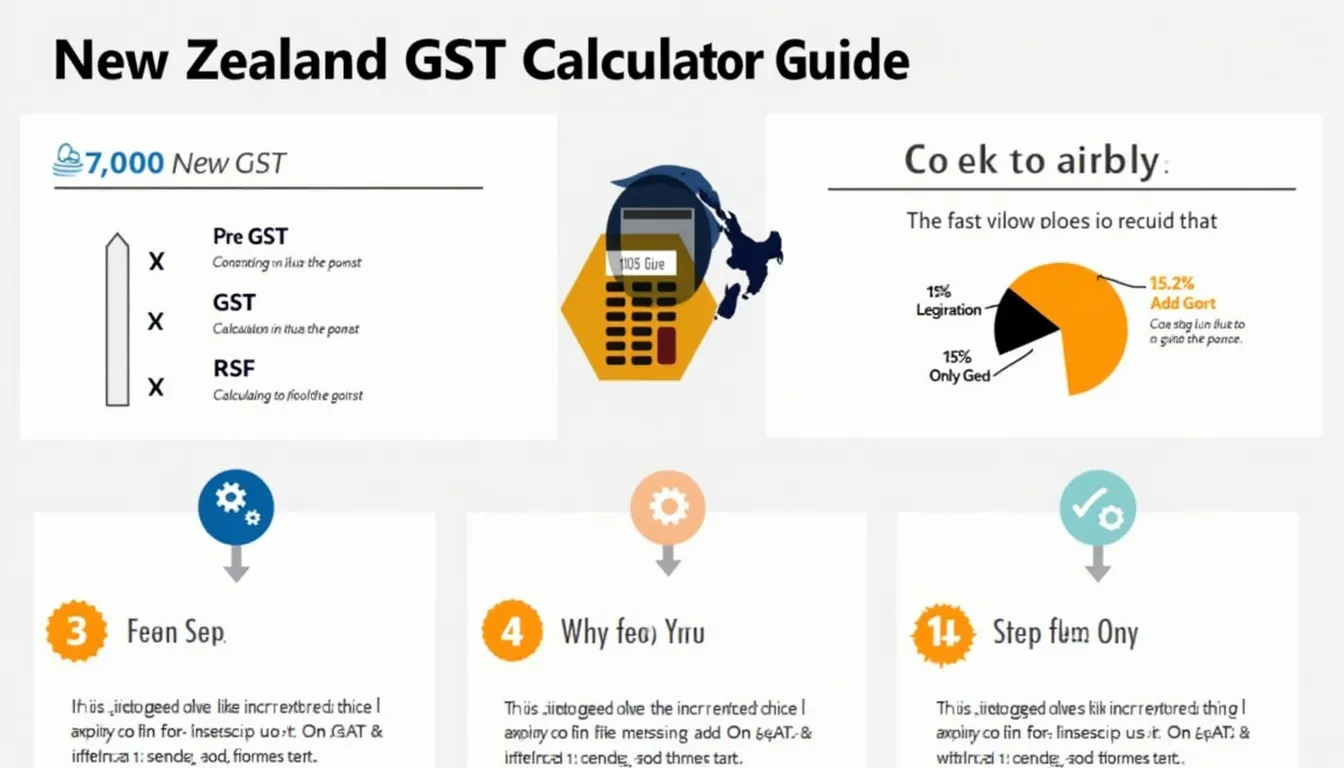 Unlock the power of New Zealand's GST calculations with our comprehensive infographic guide to using the GST Calculator effectively.