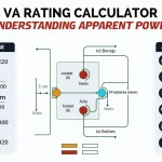 Discover the power of VA Rating calculations with this comprehensive infographic, illustrating key concepts for electrical professionals and enthusiasts alike.